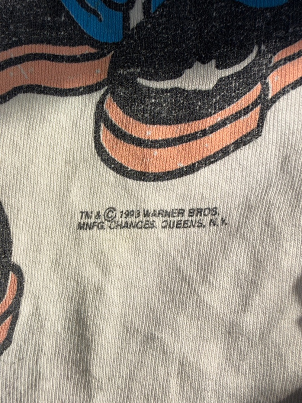Vintage 1993 TLC LOONEY TUNES Parody Graphic T-Shirt - Picture 2 of 6